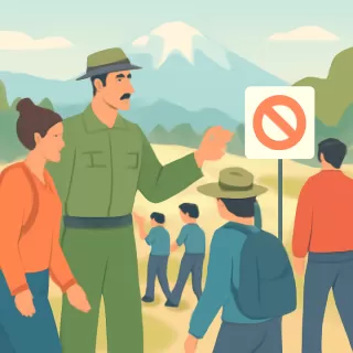 35 personas ignoraron carteles de seguridad en zona del Tronador y fueron retiradas por guardaparques