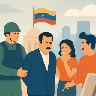 Fuerzas estadounidenses capturan a Nicolás Maduro en Venezuela y artistas reaccionan