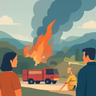 Incendio forestal en Sierras de Pocho, Córdoba, fue controlado bajo condiciones de riesgo extremo