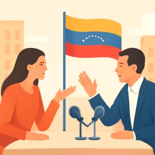 Cinthia Fernández y Fernando Carrillo protagonizan debate por apoyo a Nicolás Maduro