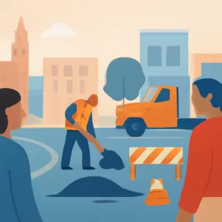 Corte total en calle Coronel Juan Beverina por obras de bacheo en Cerro de las Rosas, Córdoba