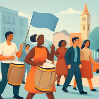 La Plata inauguró 2026 con la Llamada Colectiva de Candombe en Tolosa