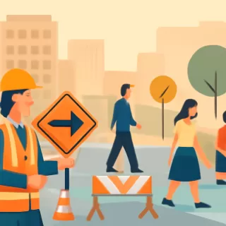 Cortes y desvíos de tránsito por obras en el paso a nivel de diagonal 80 en La Plata