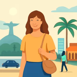 Griselda Siciliani exhibe un look natural en sus vacaciones en Brasil