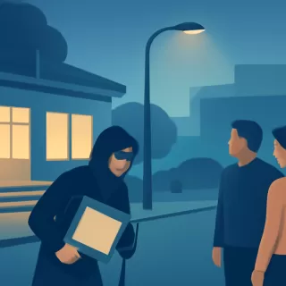 Ladrones robaron reflectores y dejaron sin iluminación a una escuela en Rivadavia