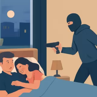 Le robaron la pistola a un policía mientras dormía con su novia en Caucete