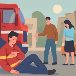 Joven bombero voluntario fue asaltado y golpeado en Longchamps mientras se dirigía a una emergencia