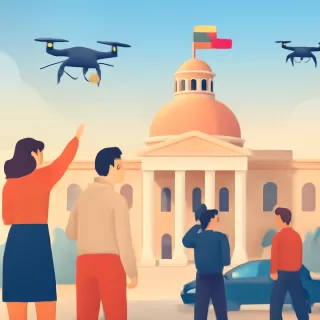 Disparos contra drones cerca del Palacio Presidencial de Venezuela