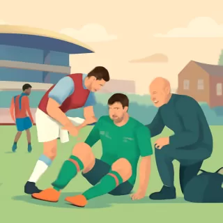 Emiliano Martínez se retiró lesionado en el partido de Aston Villa contra Crystal Palace