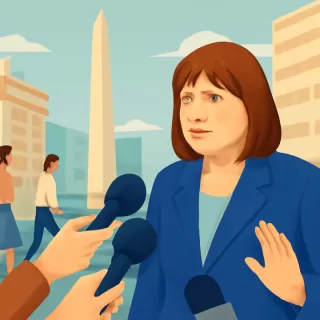 Patricia Bullrich desmintió su presencia en Buenos Aires durante cortes por festejos venezolanos