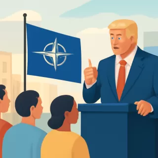 Donald Trump critica a miembros de la OTAN y afirma apoyo incondicional de EE.UU.