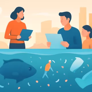 Zooplancton transporta y hunde cientos de microplásticos diariamente en el océano