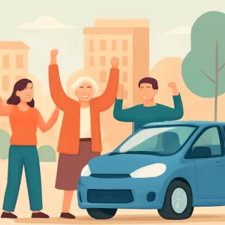 Hermelina ganó un Toyota Yaris 0 km en el sorteo de California Supermercados