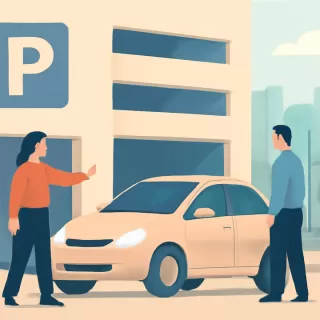 Vehículo obstruyó acceso y salida en estacionamiento público del Itsmo Quetrihué