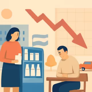 Ventas de productos lácteos registraron una caída del 12,7% en noviembre de 2025