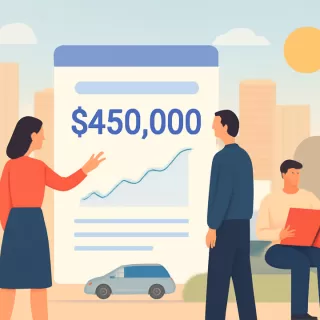 Rendimiento de un plazo fijo de $450.000 a 30 días en Argentina en enero de 2026