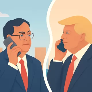 Trump y Petro dialogaron telefónicamente en medio de una crisis diplomática
