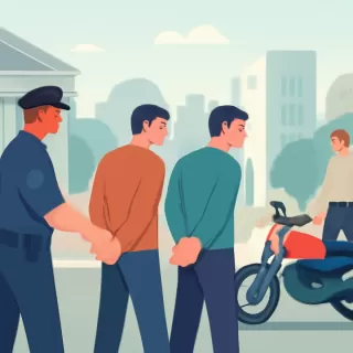 Persecución policial en La Plata concluye con dos detenidos y motos secuestradas