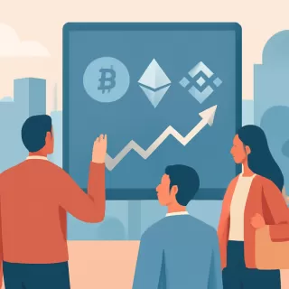 Cotización de Bitcoin, Ethereum y Binance Coin al 8 de enero de 2026