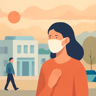 Ministerio de Salud de Río Negro emite recomendaciones por humo en la Zona Andina