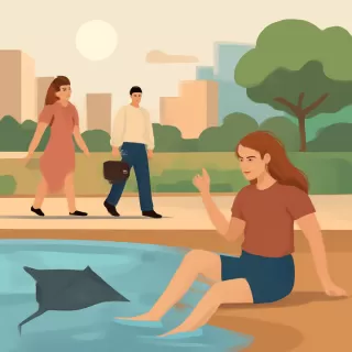 Alerta por presencia de palometas y rayas en zonas no habilitadas de la costa del río en Misiones