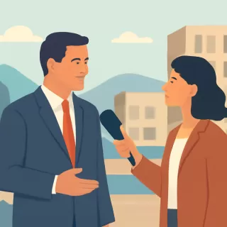 El gobernador de Chubut y un periodista debaten sobre la distribución de fondos para damnificados por incendios