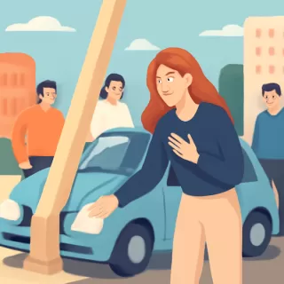 Eugenia Rolón, influencer y militante de La Libertad Avanza, chocó contra un poste en Mar de Ajó