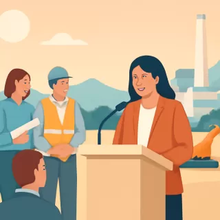 Ministra Leticia Esteves confirma inicio de obra de planta de pretratamiento tras Plan de Manejo Ambiental