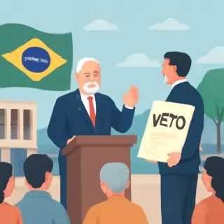 Lula da Silva vetó la ley que proponía reducir la condena a Jair Bolsonaro