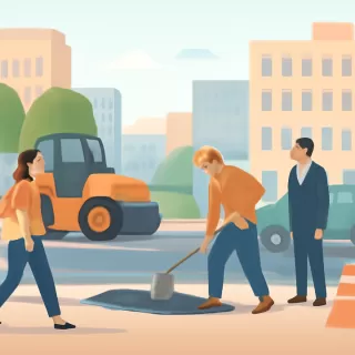 Ciudad de Mendoza avanza con más del 50% del plan de reconstrucción de calles