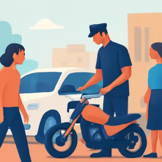 Secuestran una moto robada en Las Heras tras un siniestro vial