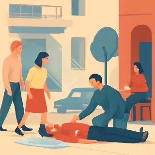 Hombre resulta herido al caerle un panel de vidrio desde un balcón en Colegiales