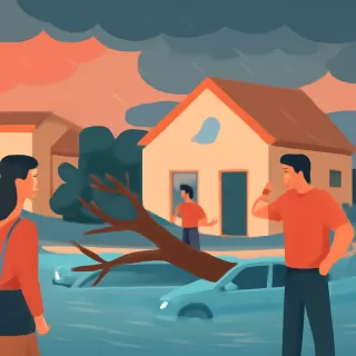 Tormenta causa voladuras de techos y anegamientos en Posadas, Misiones