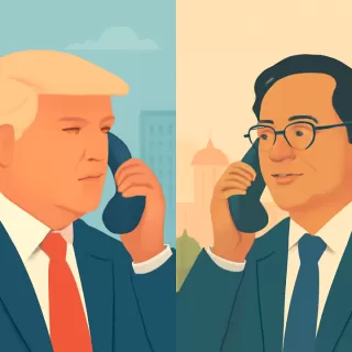Trump y Petro ponen fin a sus ataques con una llamada telefónica de una hora