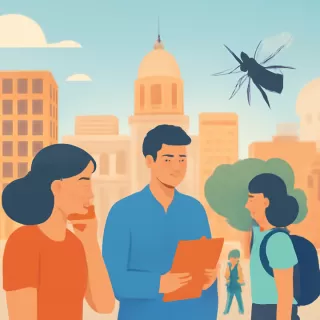 Ministerio de Salud Pública de Uruguay recomienda medidas ante moscas negras en Buenos Aires