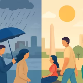 Pronóstico del fin de semana en la Provincia de Buenos Aires: lluvias y viento el sábado, mejoría el domingo