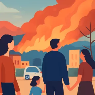 Chubut en alerta máxima por incendios activos, evacuaciones y pronóstico adverso