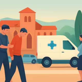 Detienen en Las Heras a un hombre tras el robo al móvil veterinario de Lavalle