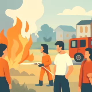 Incendio en terreno de la zona norte de Gualeguaychú genera alarma entre vecinos