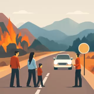 Se habilitó el tránsito en la Ruta 40 entre Epuyén y El Hoyo tras incendios en Chubut