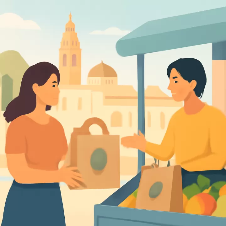 Campaña de verano en Córdoba ofrece bolsas de papel reciclado con descuentos y beneficios