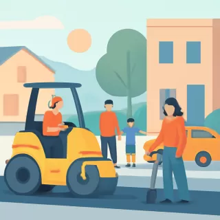 La Comuna de Guaymallén inicia la recuperación de calles en el barrio Cooperativa Bermejo