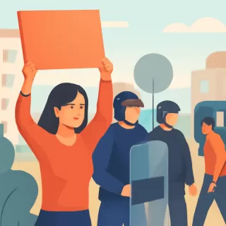 Informe revela aumento de represión en marchas durante el segundo año de gobierno de Javier Milei