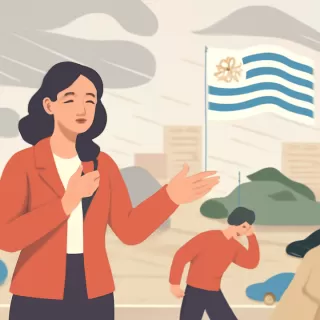 Meteorólogo alerta por vientos fuertes en Uruguay debido a ciclón extratropical el sábado