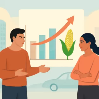 Precio del maíz en Argentina supera al de Chicago previo a cosecha récord