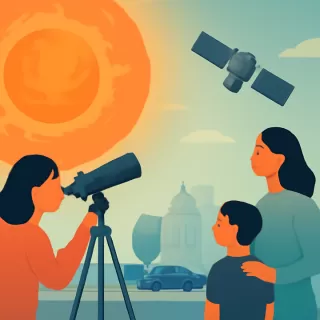 Solar Orbiter detecta región activa en el lado oculto del Sol y registra fuertes tormentas geomagnéticas