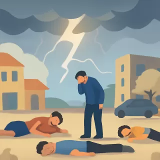 Tres menores y un adulto mueren en Perú tras ser alcanzados por un rayo durante tormenta eléctrica