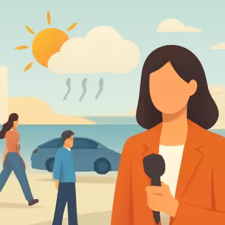 Pronóstico de viernes caluroso y nublado en Comodoro Rivadavia y Rada Tilly según el SMN