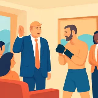 Donald Trump celebra su 80 cumpleaños con una velada de lucha UFC en la Casa Blanca