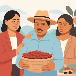 Claudia Sheinbaum y Evelyn Salgado apoyan a productores de café en Guerrero